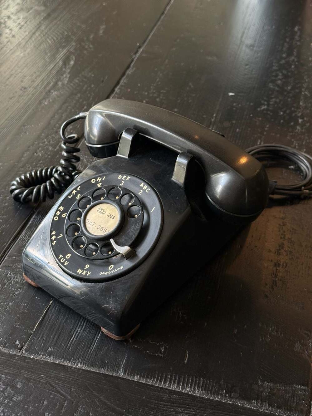 Vintage Bell System Western Electric Model 500 Rotary Desk Phone